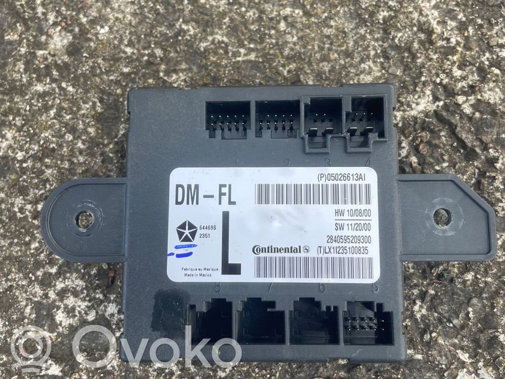 Module de commande de siège   05026613AI