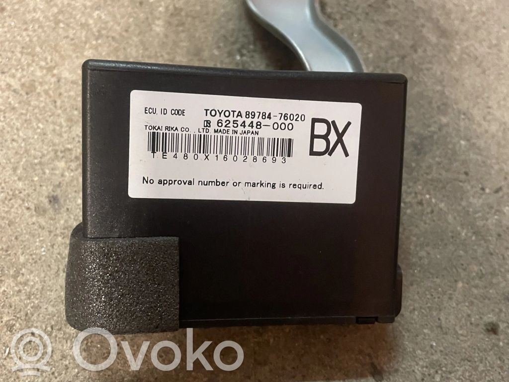 Lexus CT 200H Unité de commande dispositif d'immobilisation 