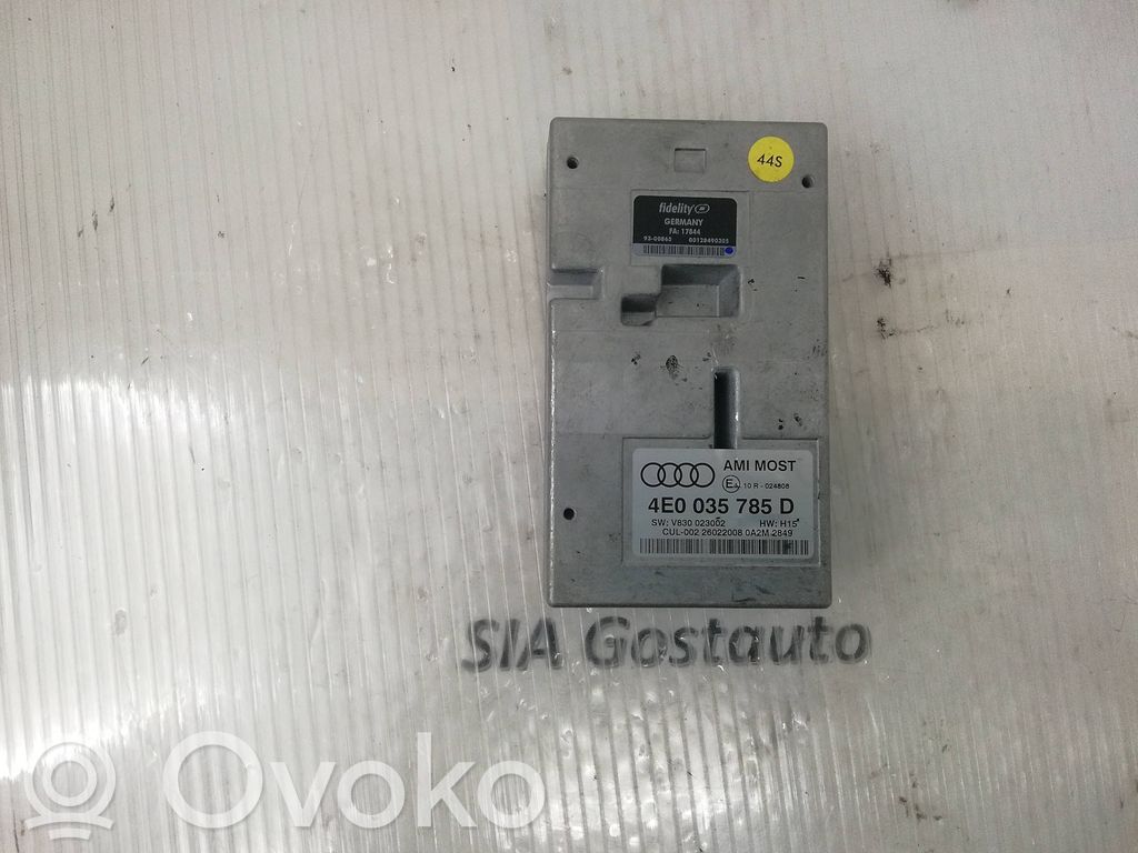 Other control units/modules   4E0035785D,V830023002