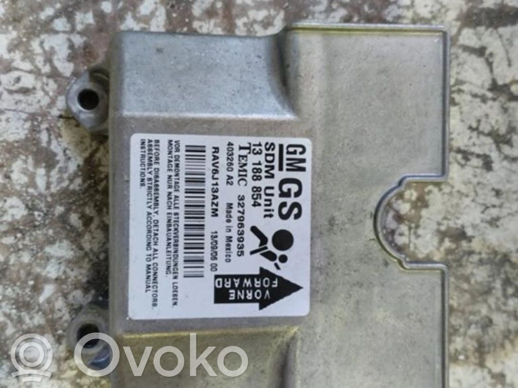 Opel Astra G Module de contrôle airbag
