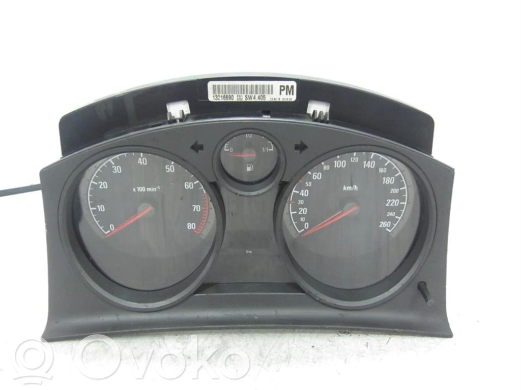 Opel Astra H Vitezometru (grup de instrumente) 