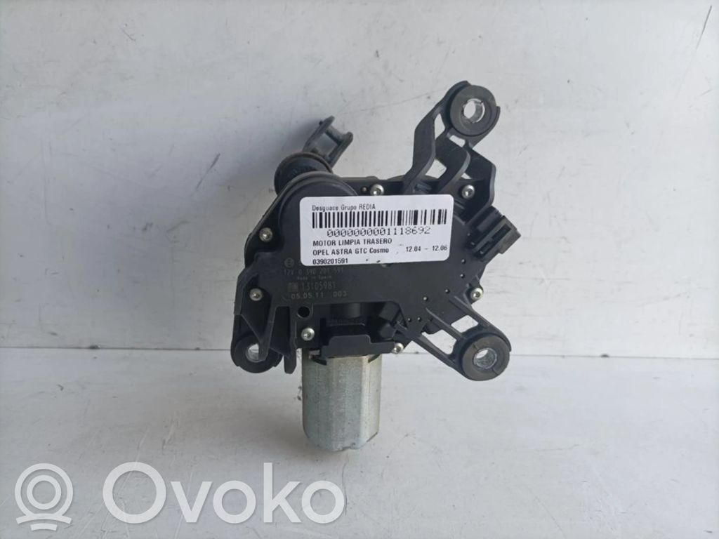 Opel Astra H Silniczek wycieraczki szyby tylnej 