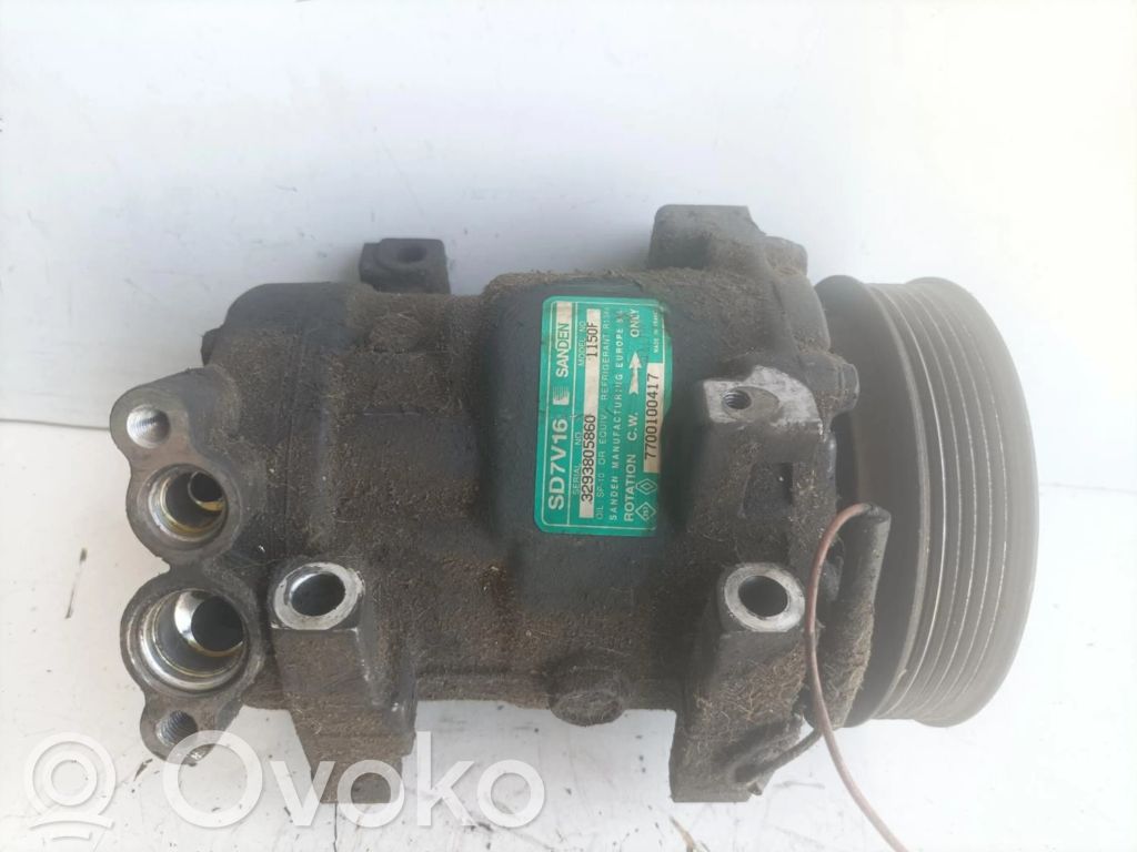 Ilmastointilaitteen kompressorin pumppu (A/C)   7700100417