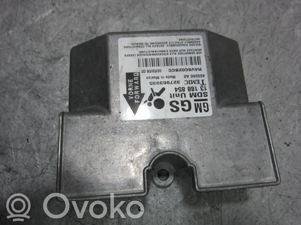 Unidad de control/módulo del Airbag   13188854