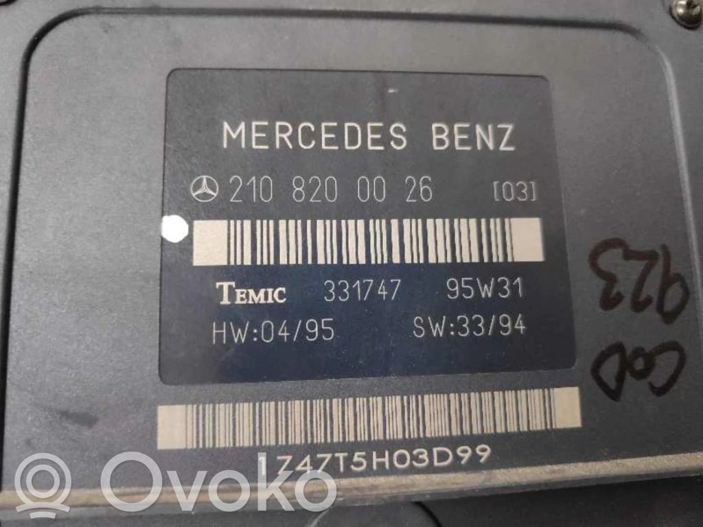 Mercedes-Benz E W210 Centralina/modulo del motore 