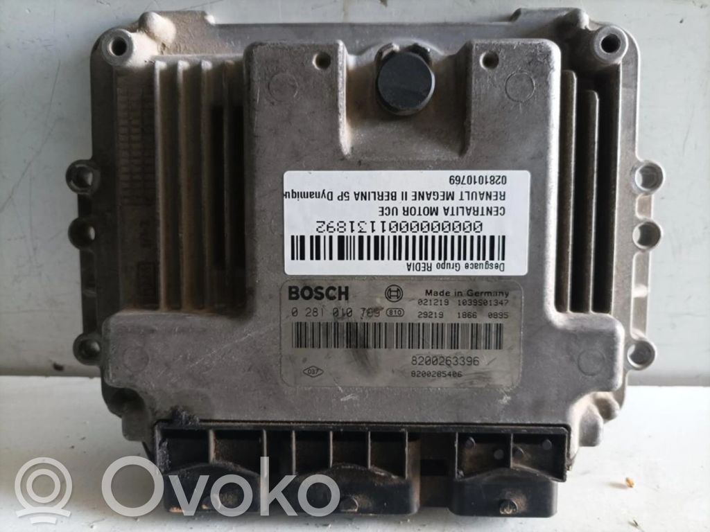 Unidad de control/módulo ECU del motor   0281010769