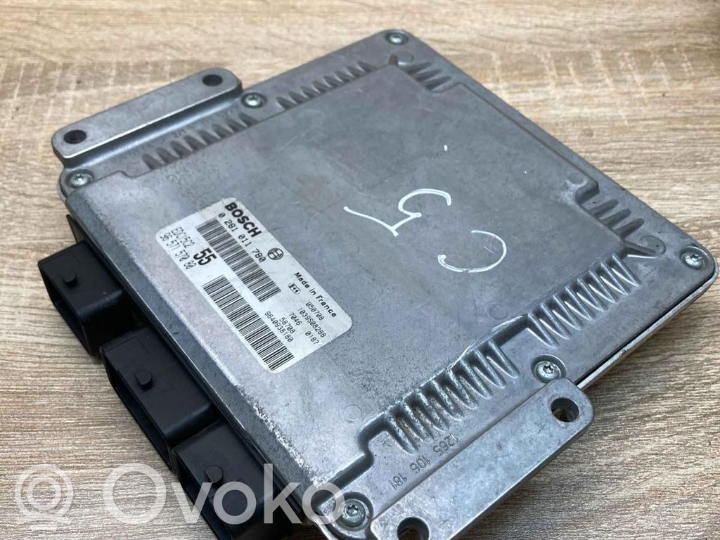 Engine control unit/module ECU   9657157080,0281011780