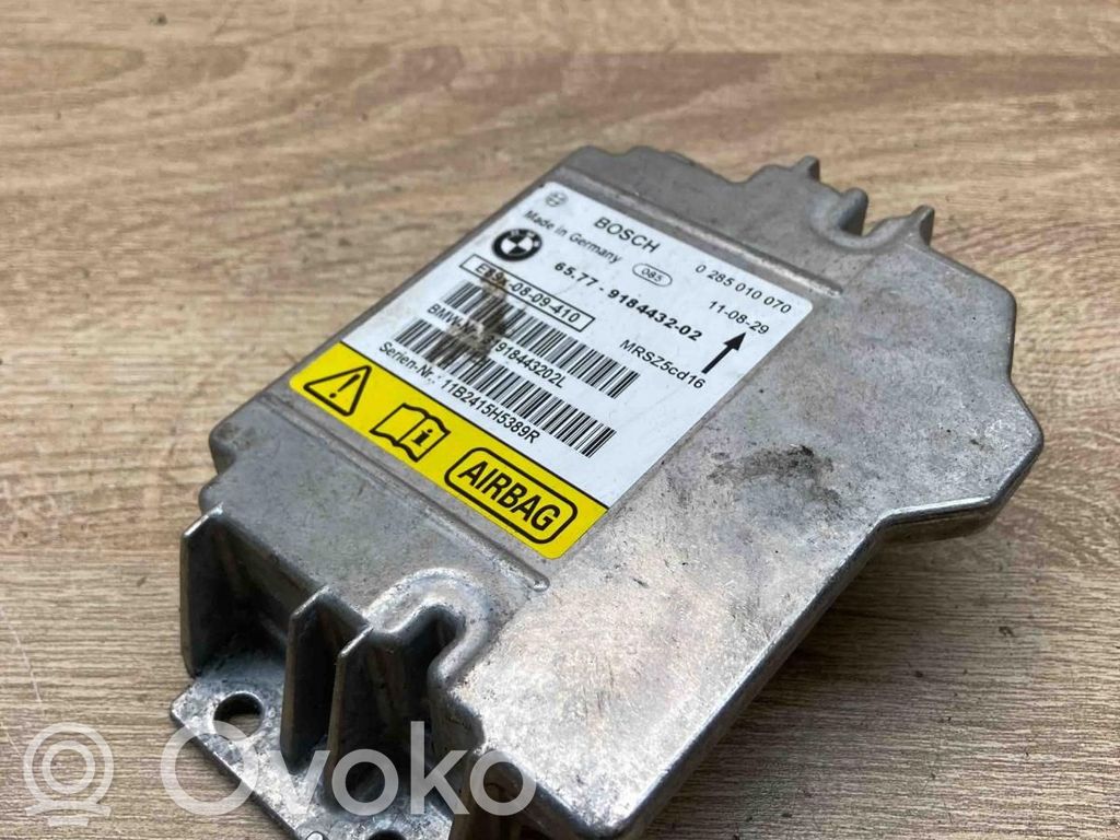 Airbag control unit/module   9184432,0285010070