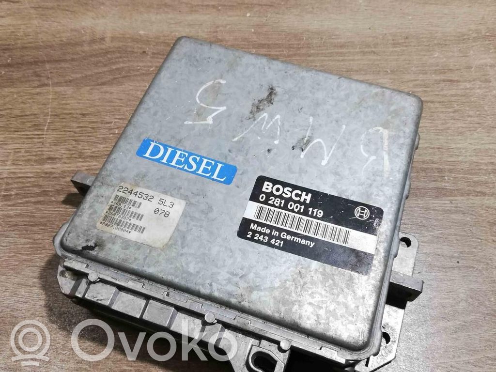 Engine control unit/module ECU   0281001119,2243421
