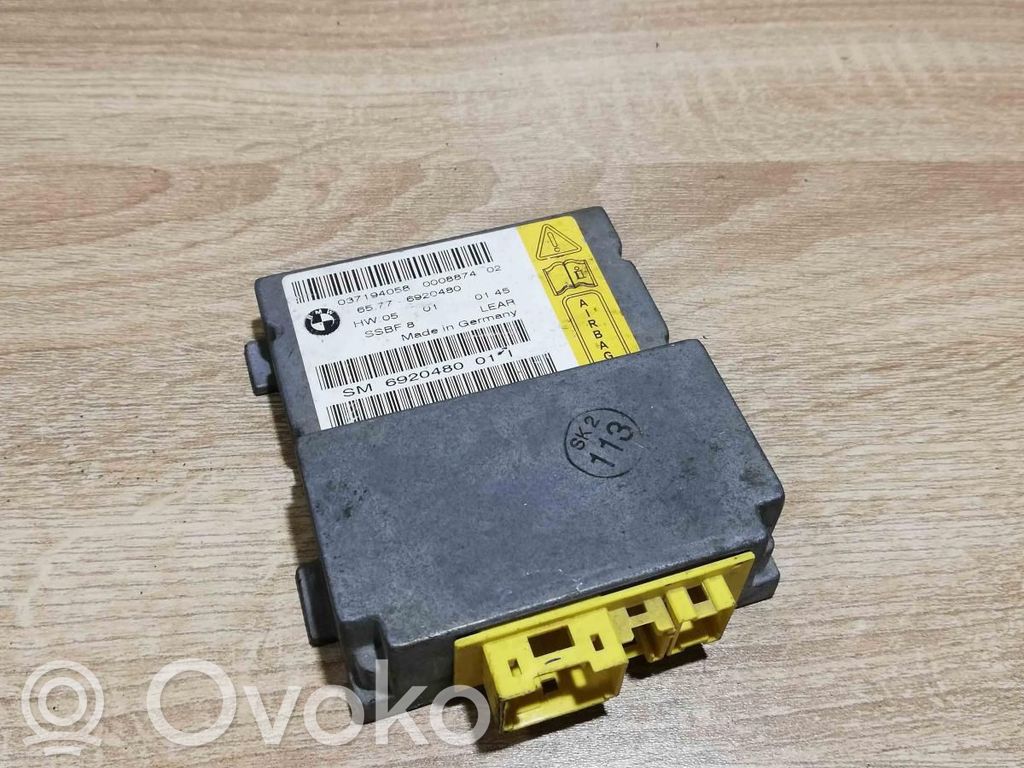 BMW 7 E65 E66 Airbag control unit/module 