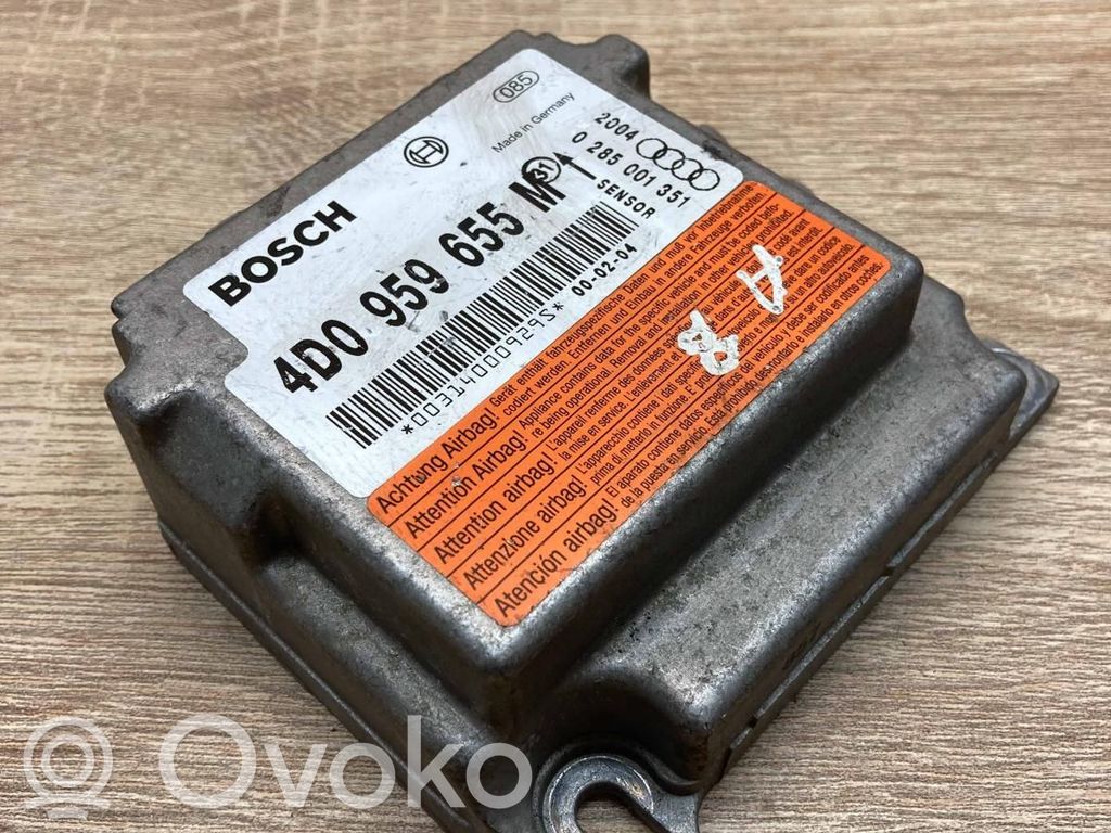 Audi A8 S8 D2 4D Airbag control unit/module 