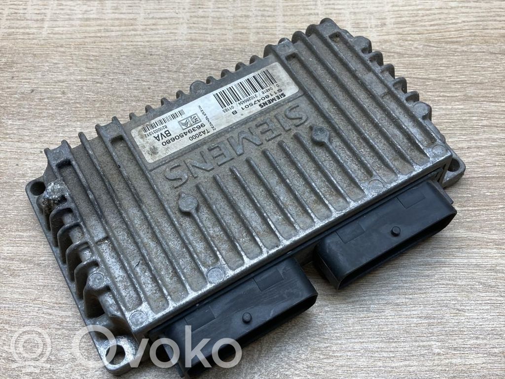Engine control unit/module ECU   9639450680,S118047501B