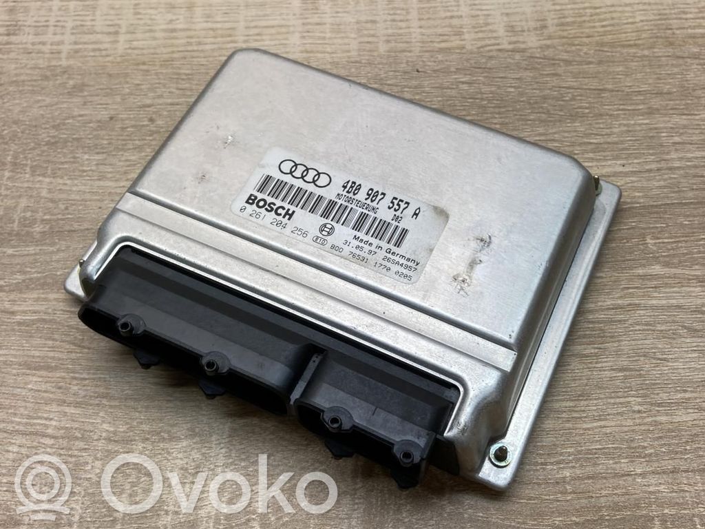 Engine control unit/module ECU   4B0907557A,0261204256