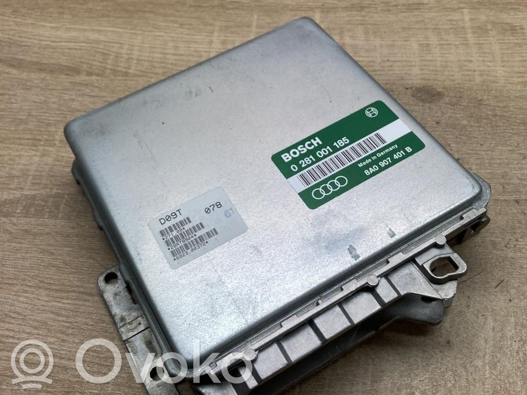 Engine control unit/module ECU   8A0907401B,0281001185