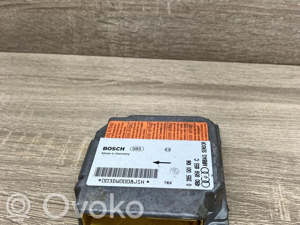 Audi A6 S6 C5 4B Unitate/modul de comandă airbaguri 