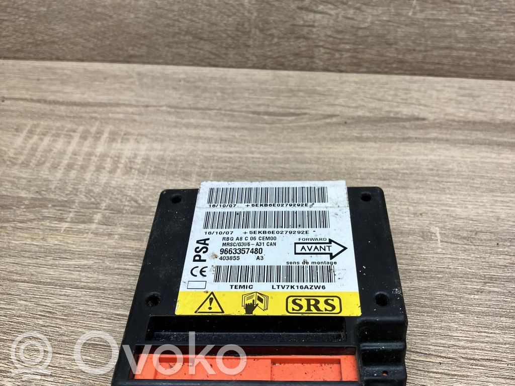 Citroen C3 Airbag control unit/module 