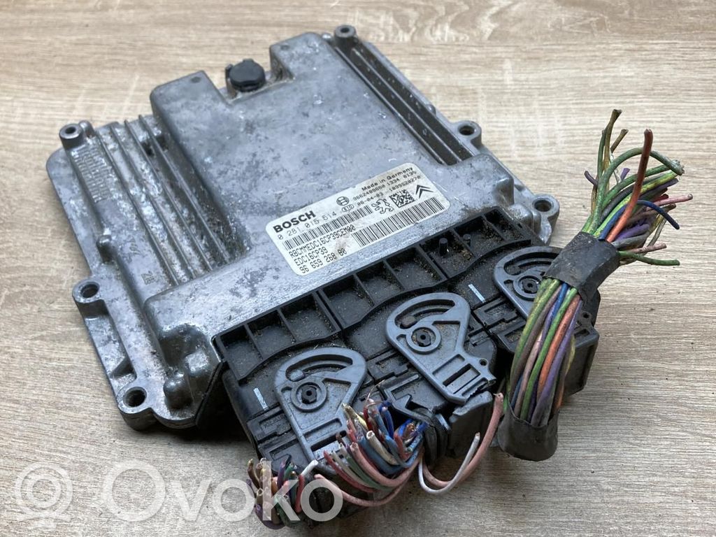Engine control unit/module ECU   9665926880,0281015514