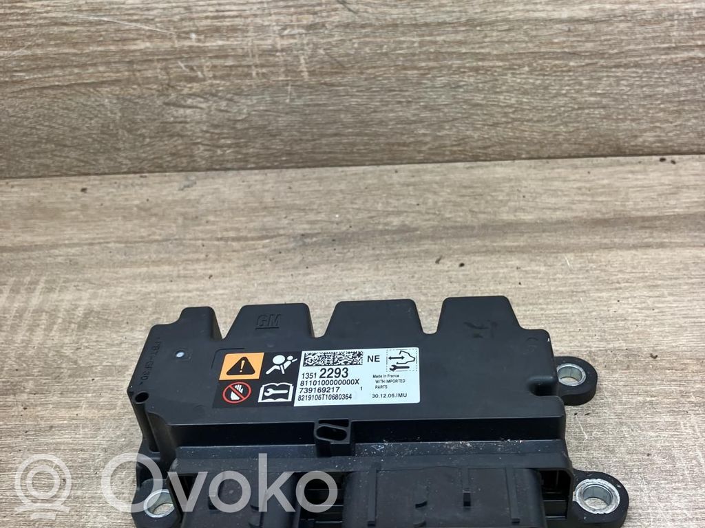Opel Zafira C Airbag control unit/module 