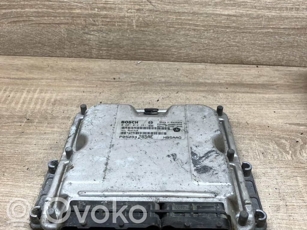 Engine control unit/module   P05094285AE,0281012121