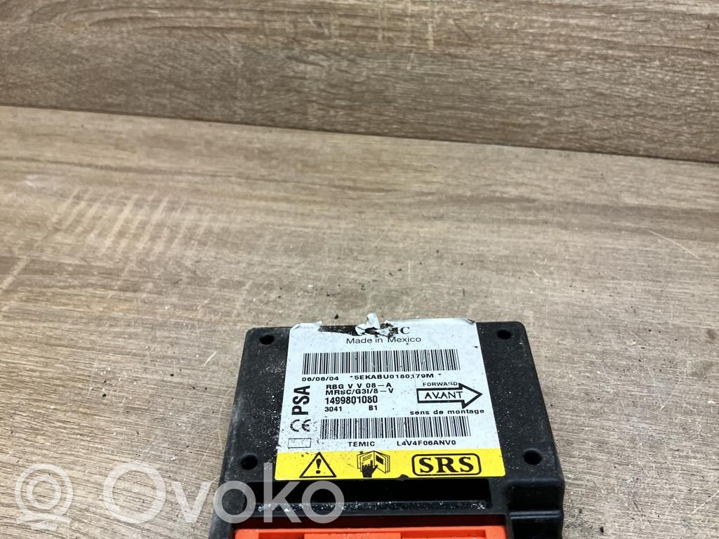 Peugeot 807 Airbag control unit/module 