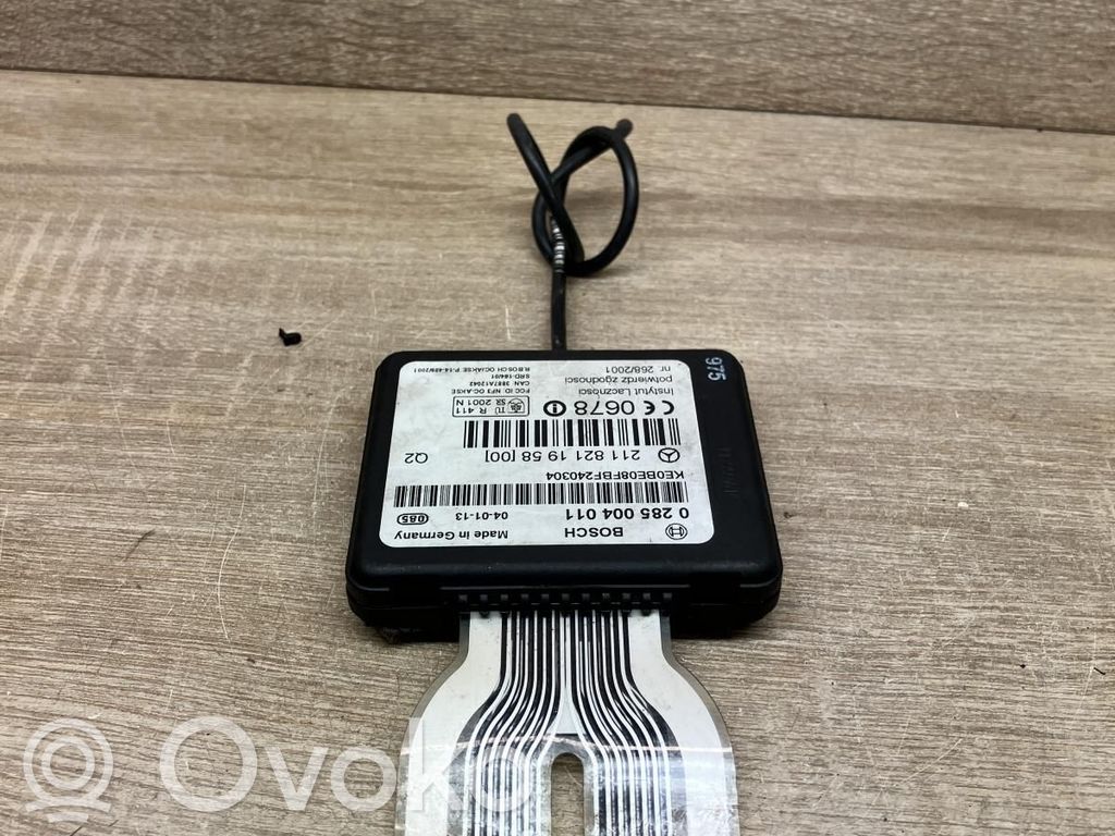 Mercedes-Benz E W211 Sensor de presión del asiento 