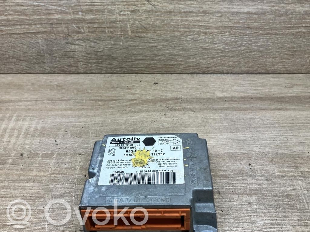 Peugeot 206 Airbag control unit/module 