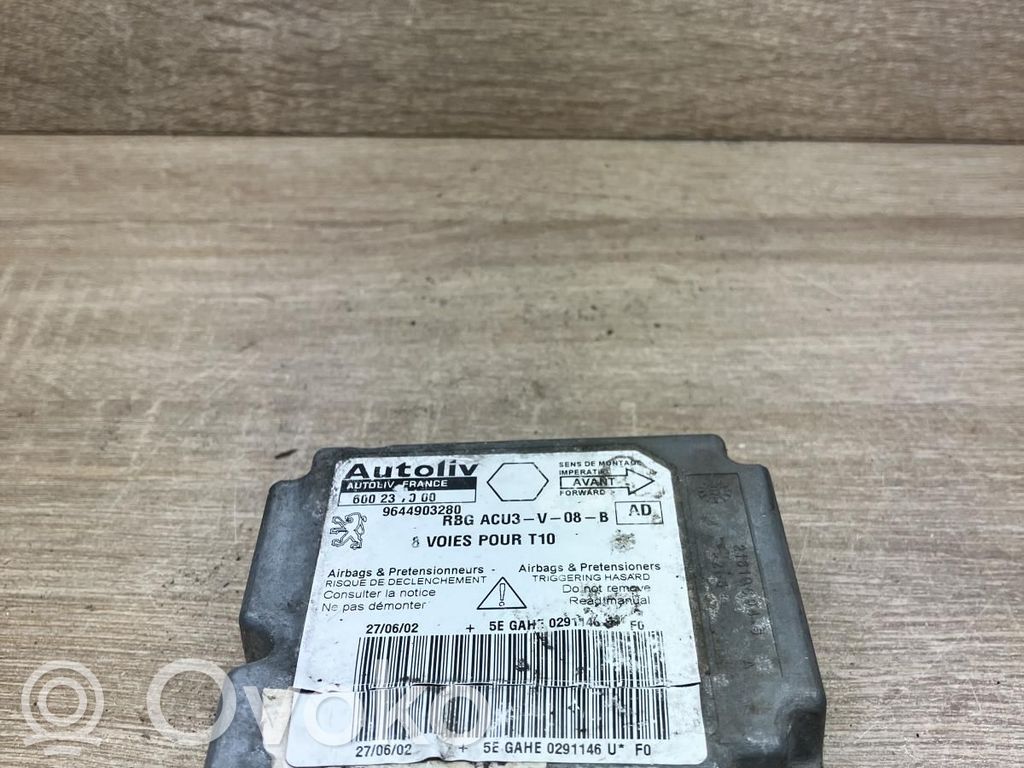 Peugeot 206 Airbag control unit/module 
