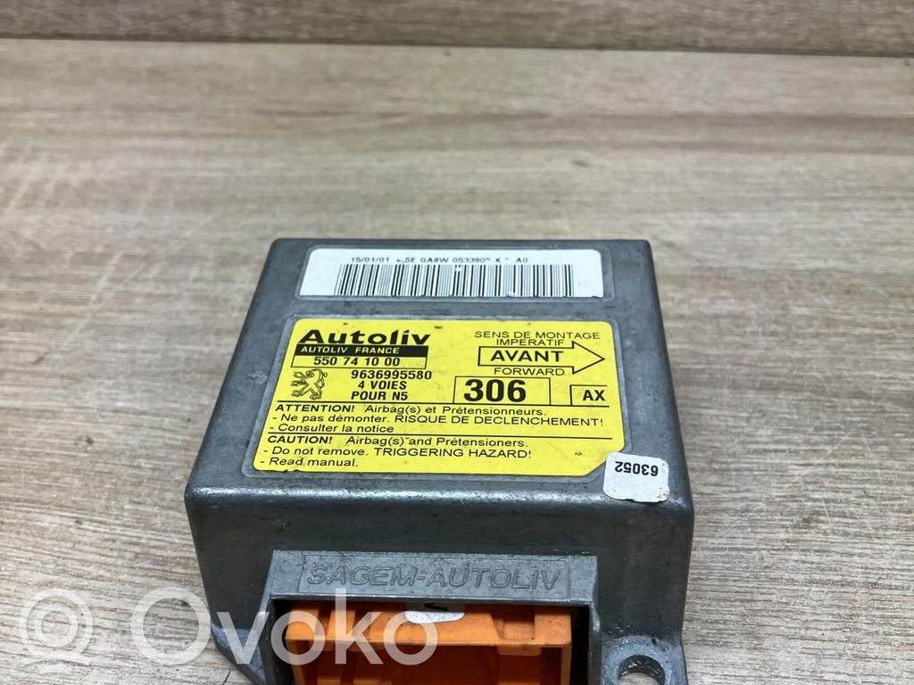 Peugeot 306 Unidad de control/módulo del Airbag 
