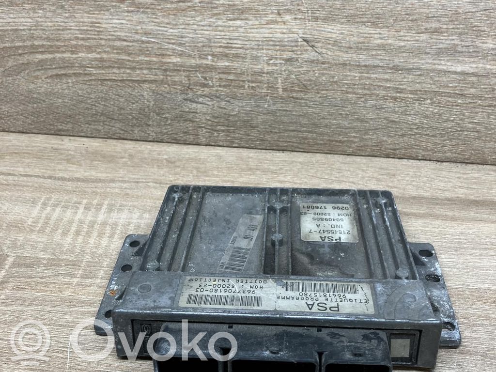 Peugeot 206 Engine control unit/module 