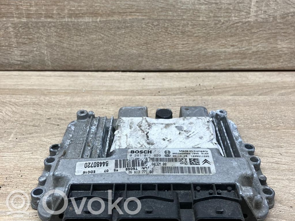 Engine control unit/module   9661377180,0281011629
