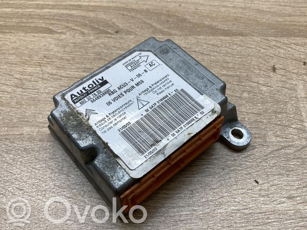 Citroen Berlingo Airbag control unit/module 