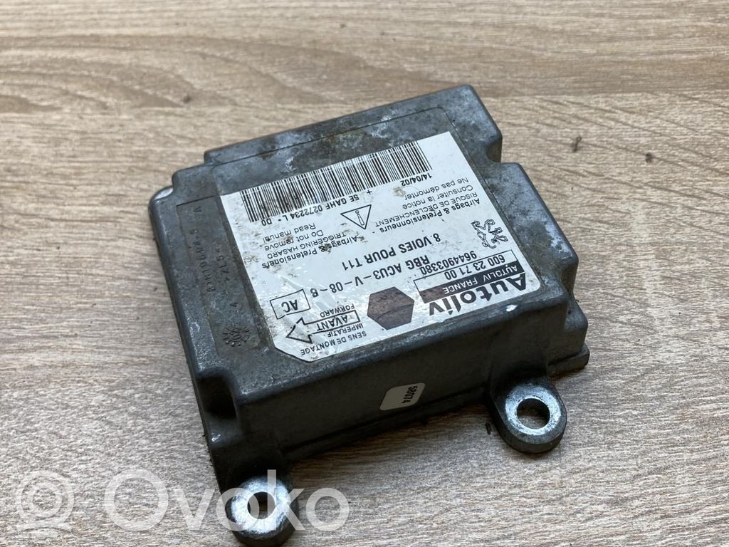 Peugeot 206 Airbag control unit/module 
