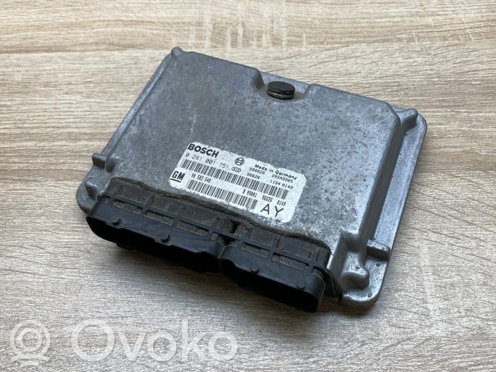 Opel Zafira A Engine control unit/module ECU 
