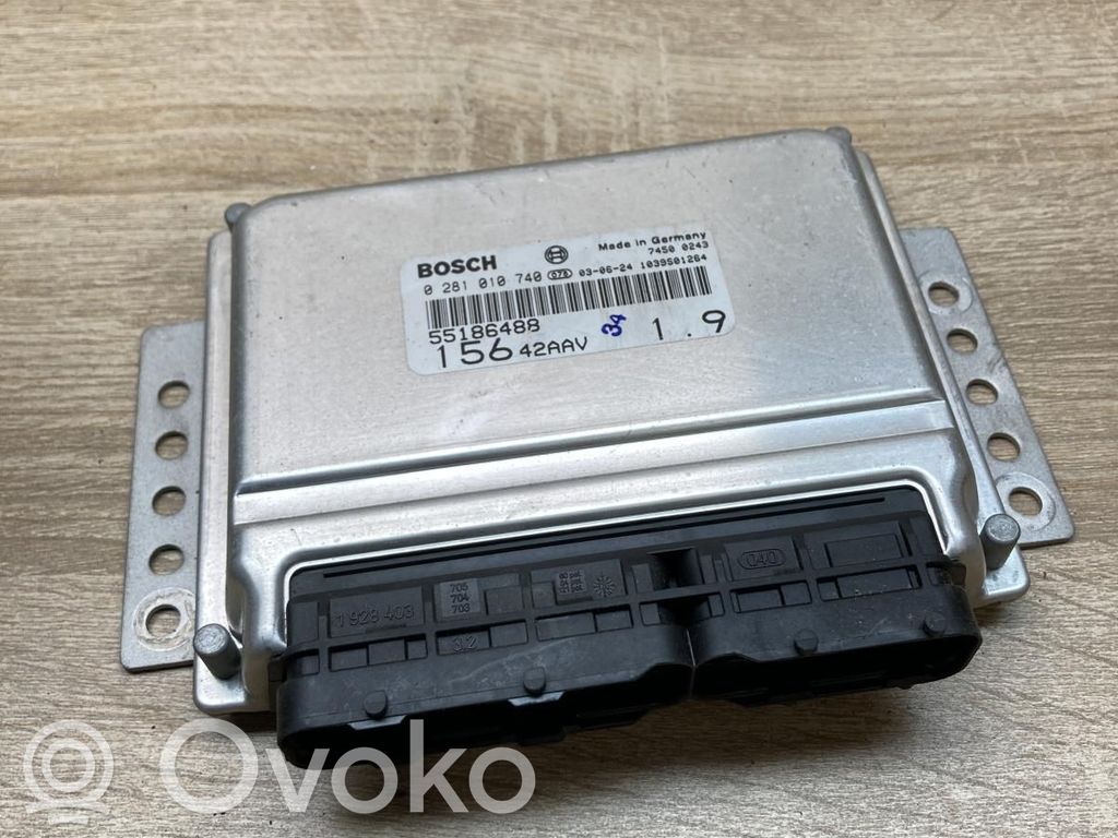 Engine control unit/module ECU   55186488,0281010740