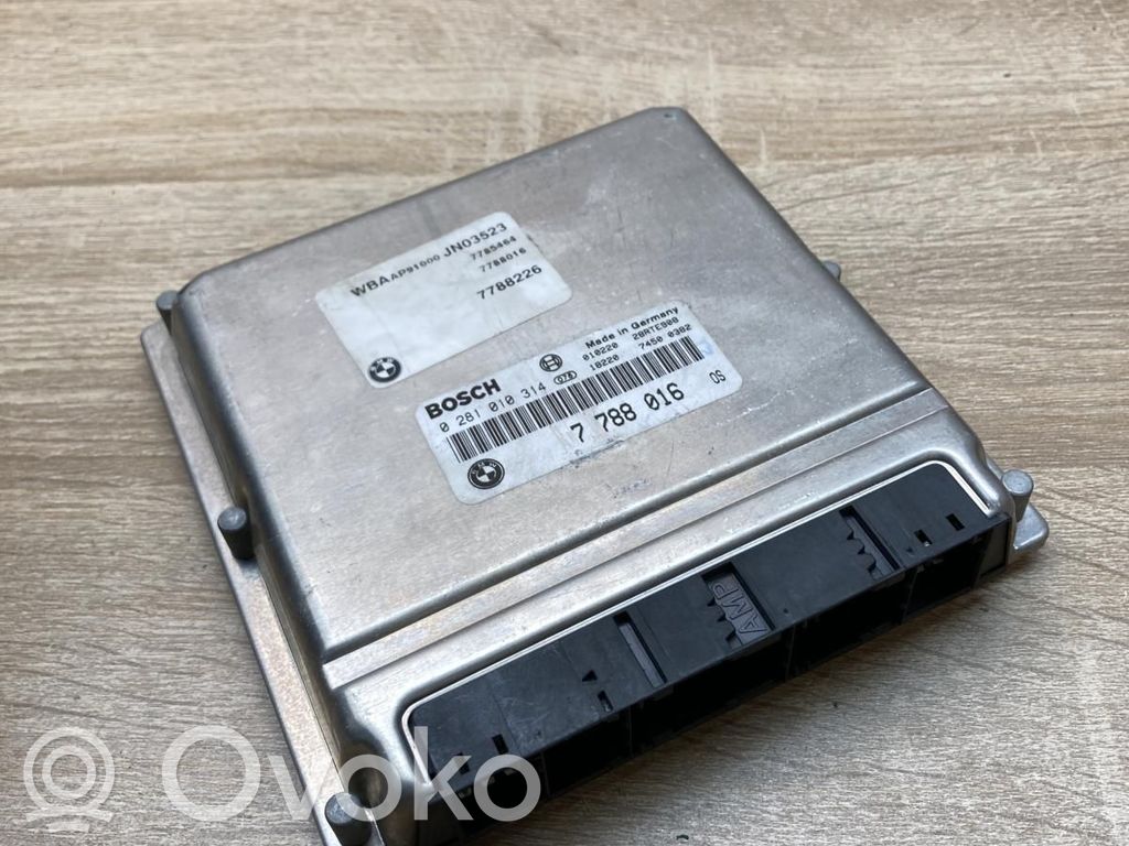 Engine control unit/module ECU   7788016,0281010314