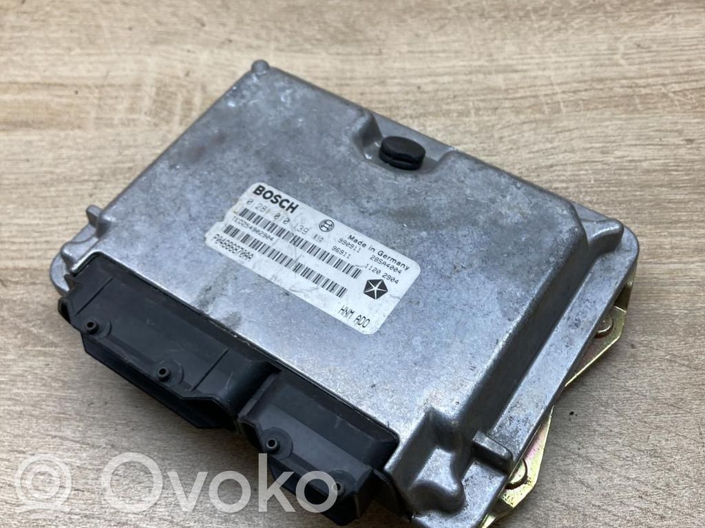 Engine control unit/module ECU   P04686870AA,0281010139
