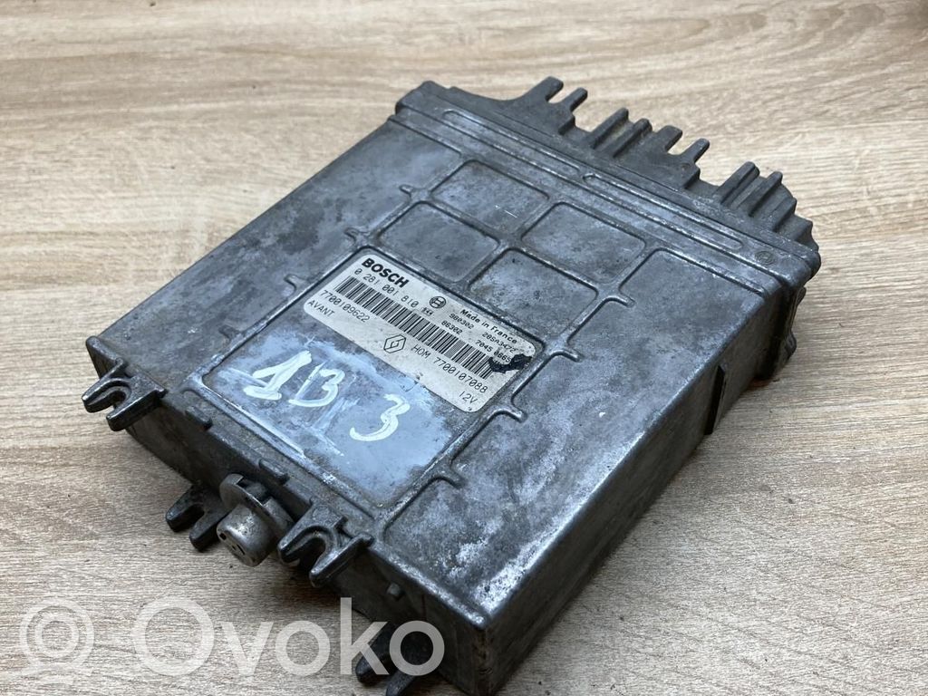 Engine control unit/module ECU   7700109622,7700107088
