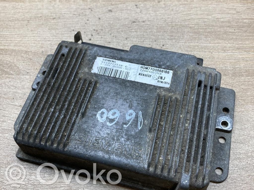 Engine control unit/module ECU   7700868188,7700105153,S113717119C