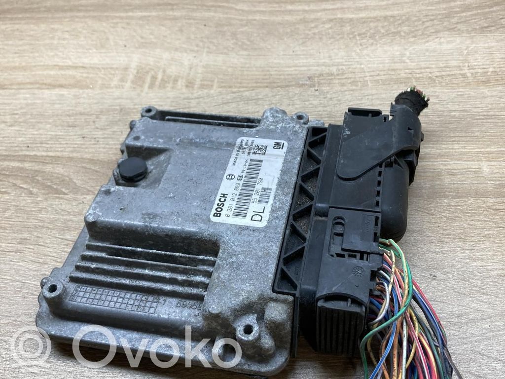 Opel Vectra C Unitate control motor/modul ECU 