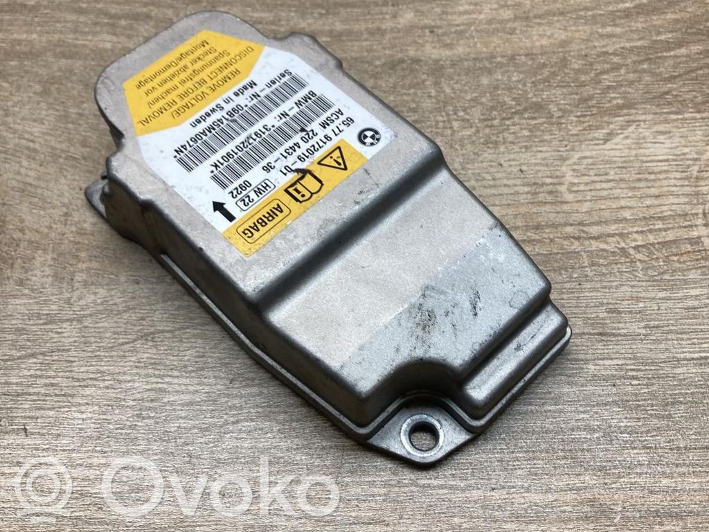 Unidad de control/módulo del Airbag   9172019,220443136