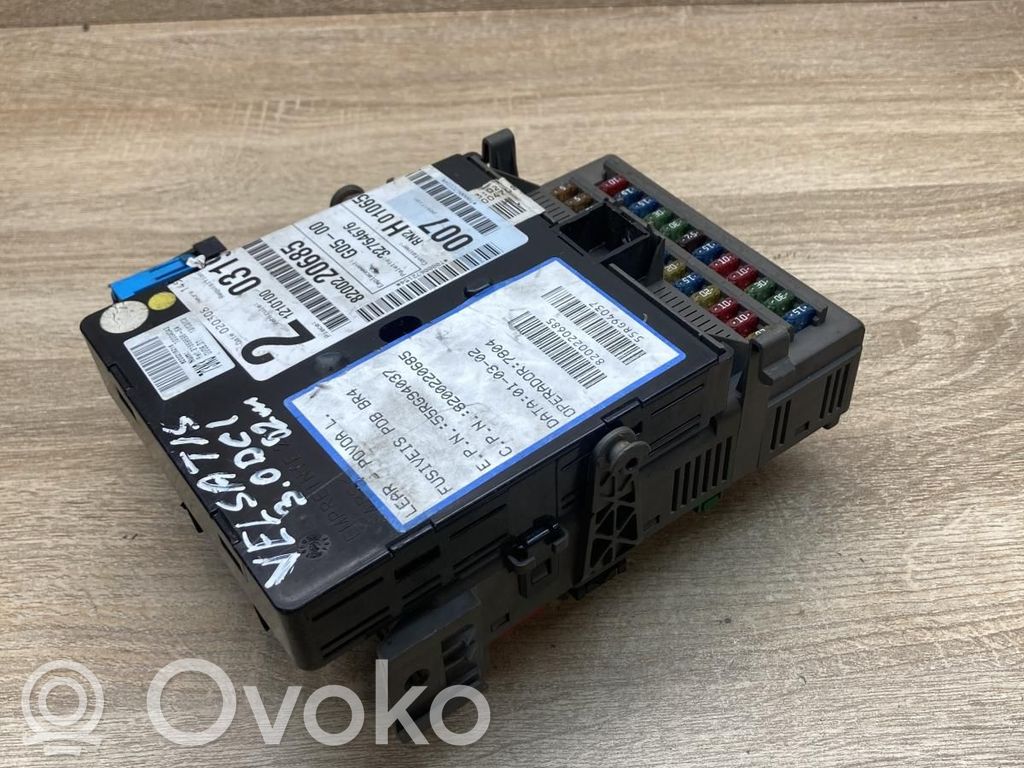 Renault Vel Satis Modulo fusibile 