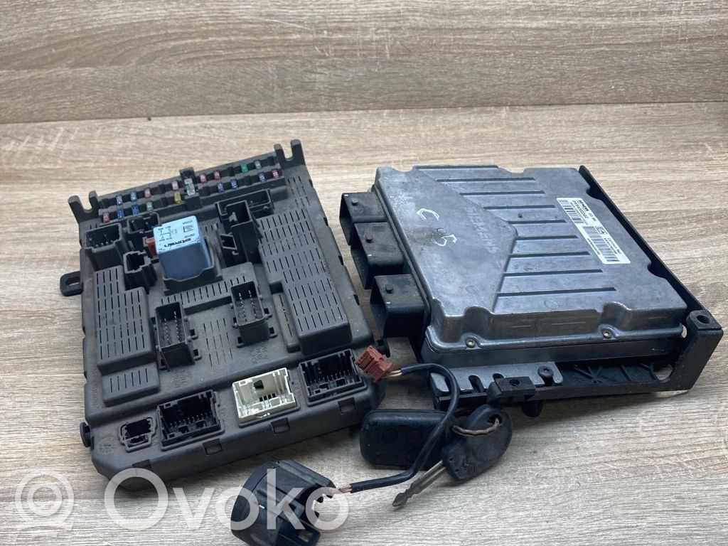 Citroen C5 Engine ECU kit and lock set 