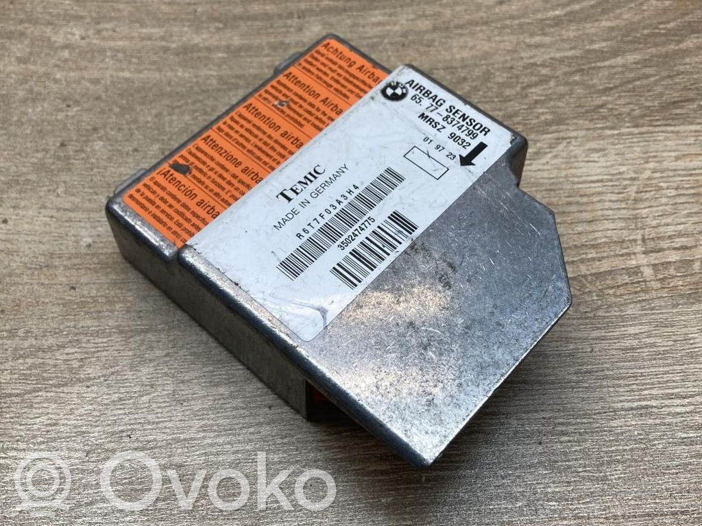 BMW 5 E39 Unitate/modul de comandă airbaguri 