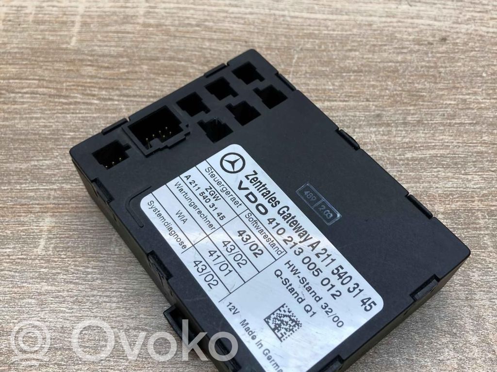Mercedes-Benz E W211 Modul control gateway 