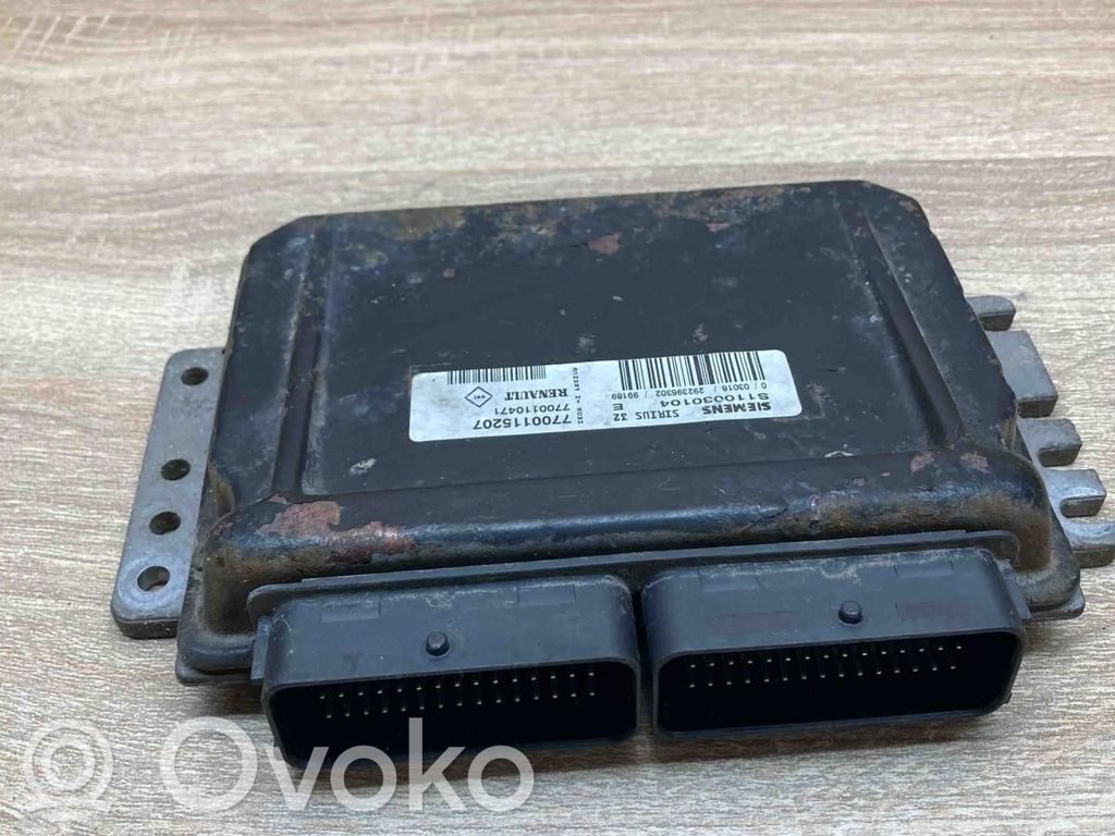 Engine control unit/module ECU   7700115207,S110030104