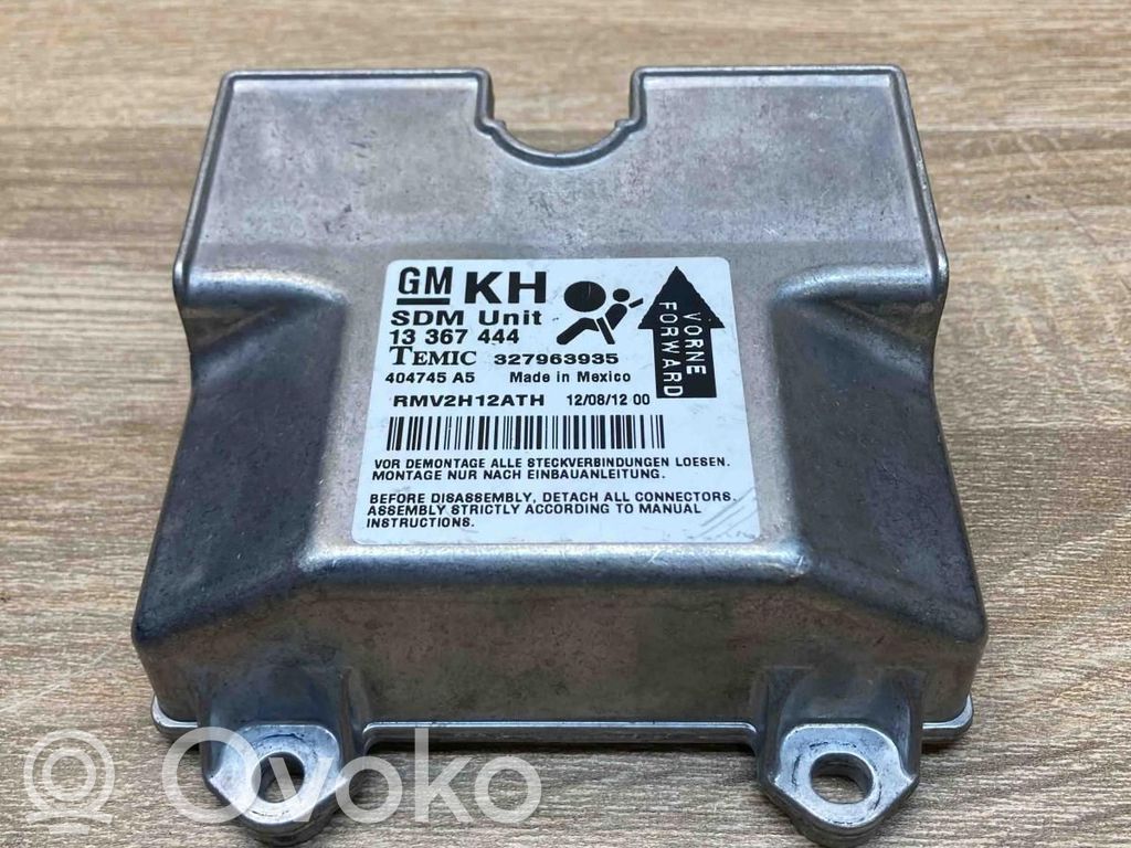 Opel Zafira B Unitate/modul de comandă airbaguri 