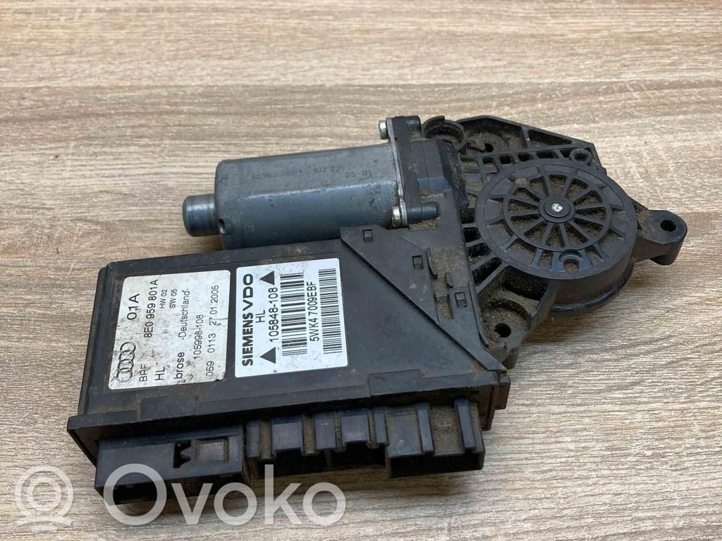 Audi A4 S4 B6 8E 8H Motorino alzacristalli della portiera posteriore
