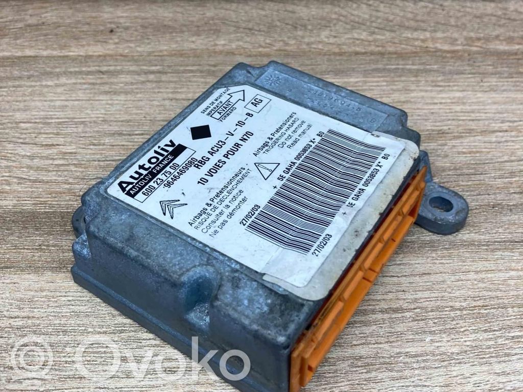 Citroen Xsara Sterownik / Moduł Airbag 