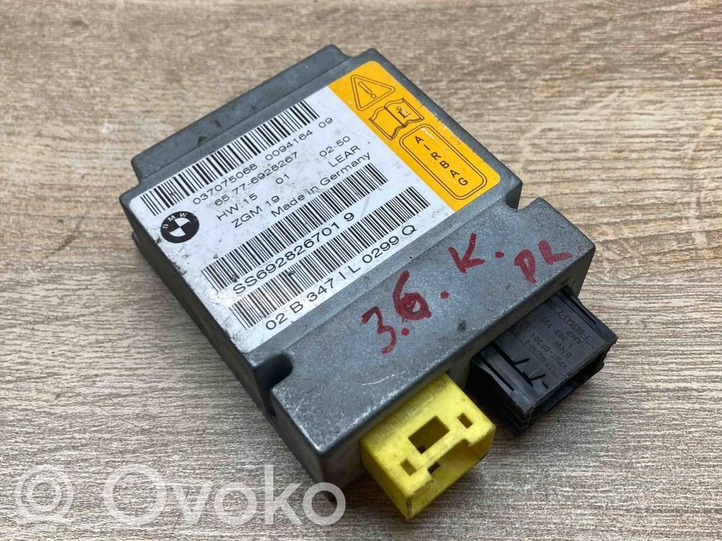 Unidad de control/módulo del Airbag   6928267,6928267