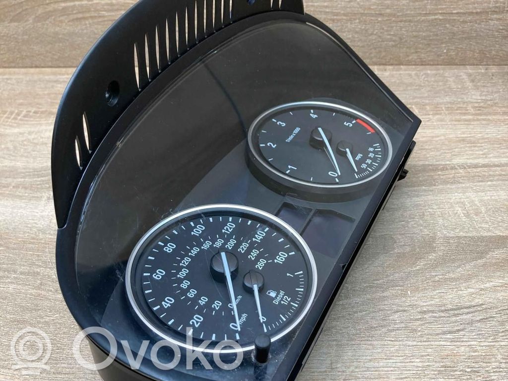 BMW 5 E60 E61 Compteur de vitesse tableau de bord 